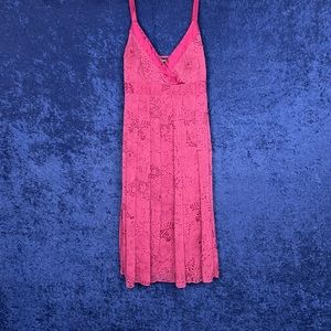 b. i. y. a. y. c. d. a., dress, dusty rose pink, satin accents, size 6/8